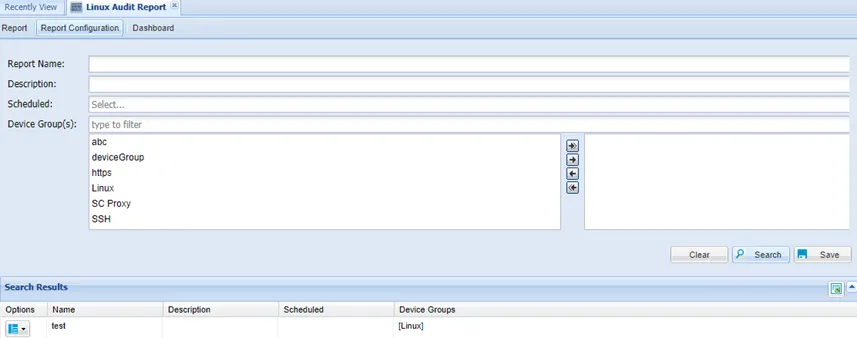 Linux Audit Report Configuration