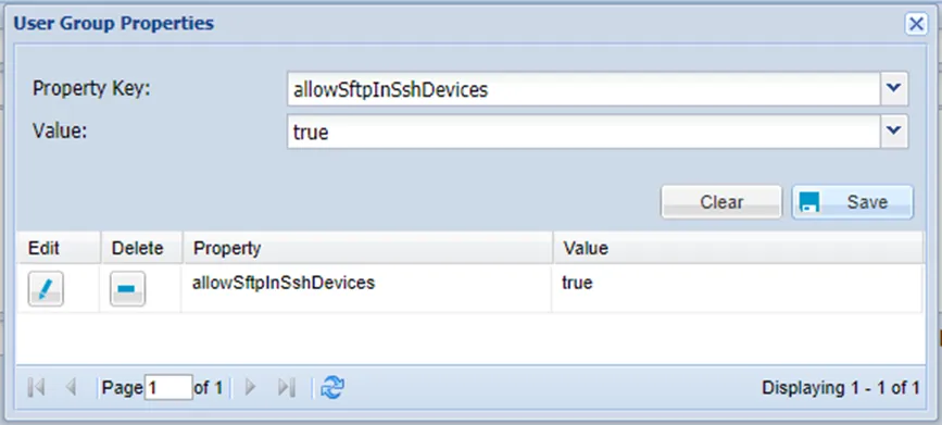 AllowSFTPinSSHDevices AllowSFTPinSSHDevices