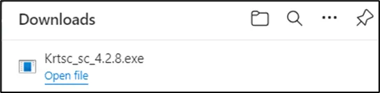 Open the Desktop Client setup file