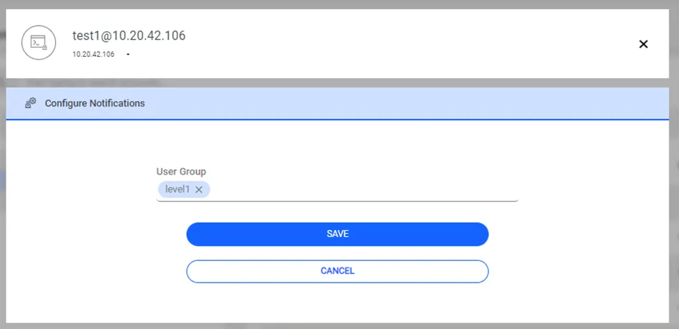 Configure Notifications for Account