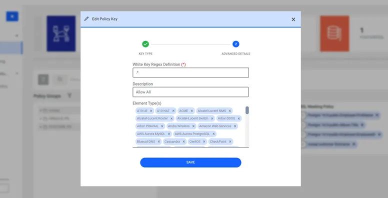 SQL Policy Key Definition