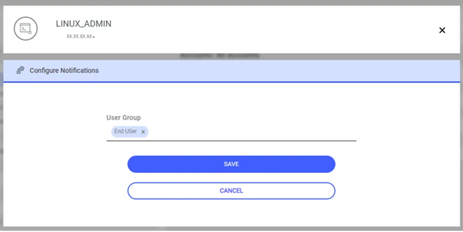 Configure Notifications for Account