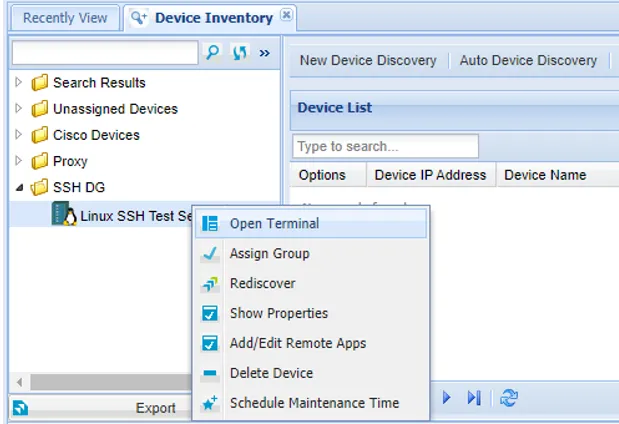  SSH/Telnet Connection on Web GUI