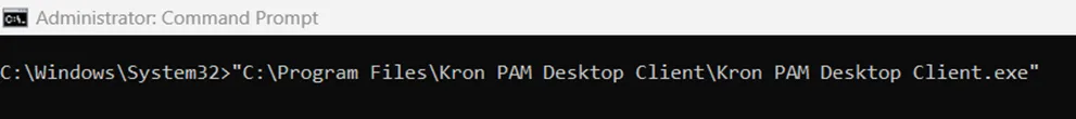 Starting Desktop Client from Command Line Starting Desktop Client from Command Line