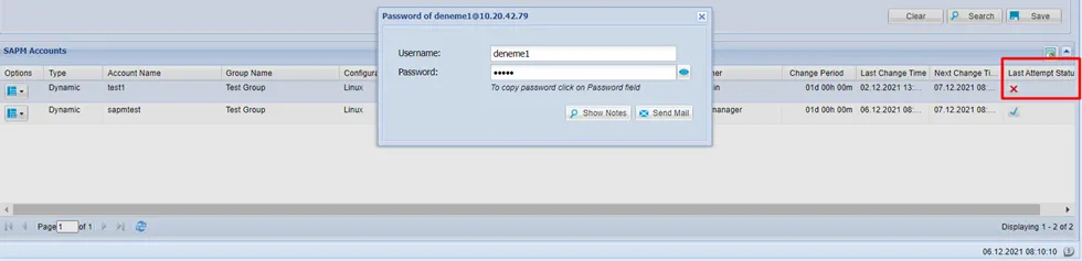 Password Reset Failed