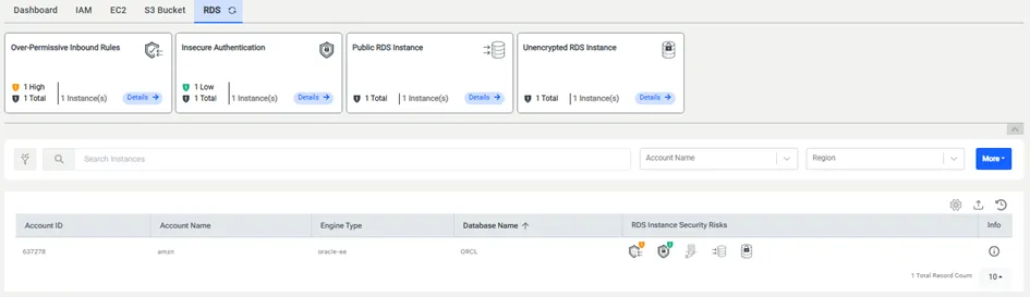 AWS-RDS Screen1 AWS-RDS Screen1