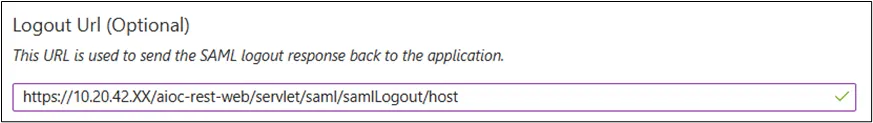Logout URL