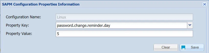 Password Change Reminder Day