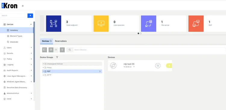 Connecting to RDP/VNC Proxy via Web GUI