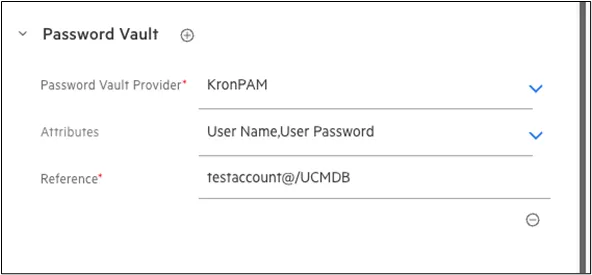 Adding credential configuration Adding credential configuration