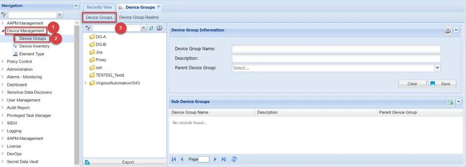 Device Groups