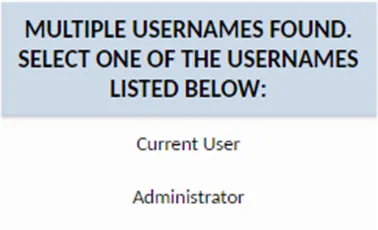 Multiple User Selection