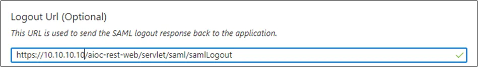 Logout URL