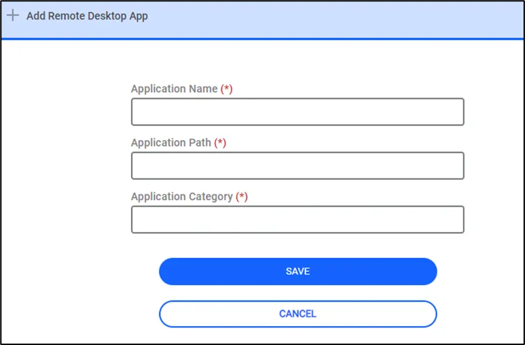 Remote Desktop App Window Remote Desktop App Window