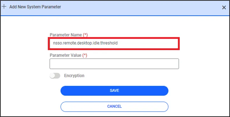 Idle Time Configuration