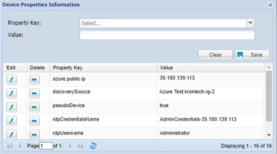 Azure Windows Device Properties Azure Windows Device Properties