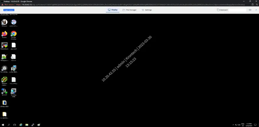 RDP Session with a Watermark 