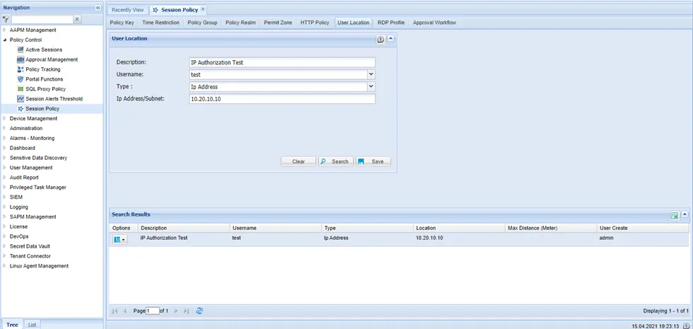 IP Authorization