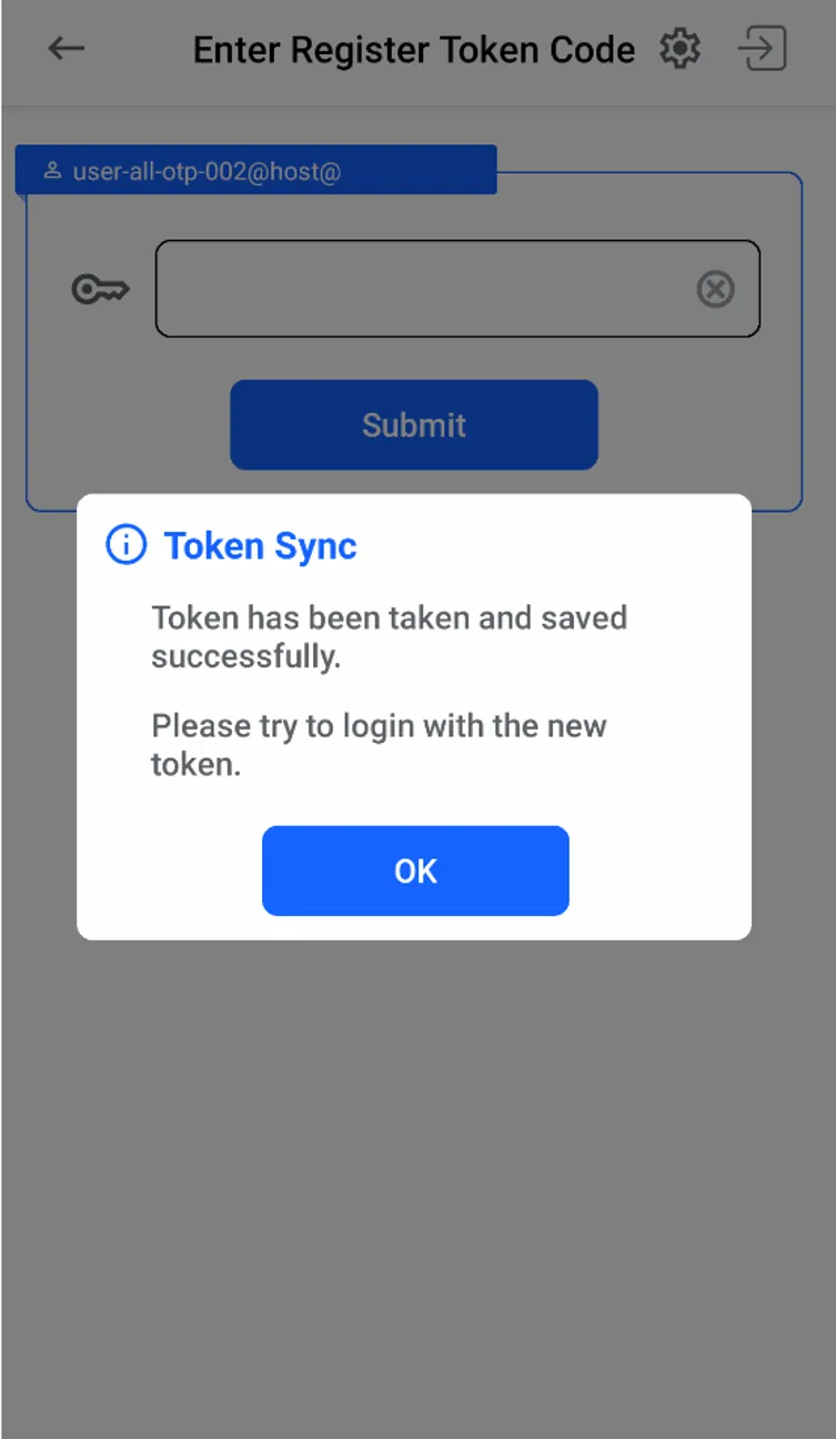 Token mismatch Token mismatch