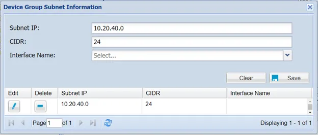 Subnet Info