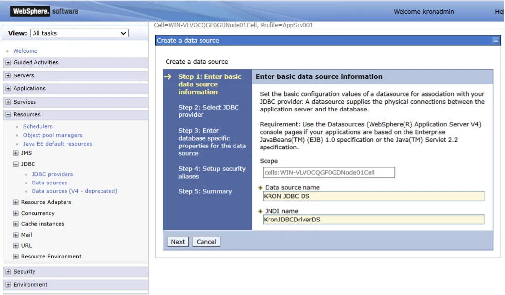 Adding New Data Source