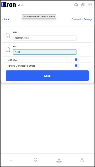 Connection Settings