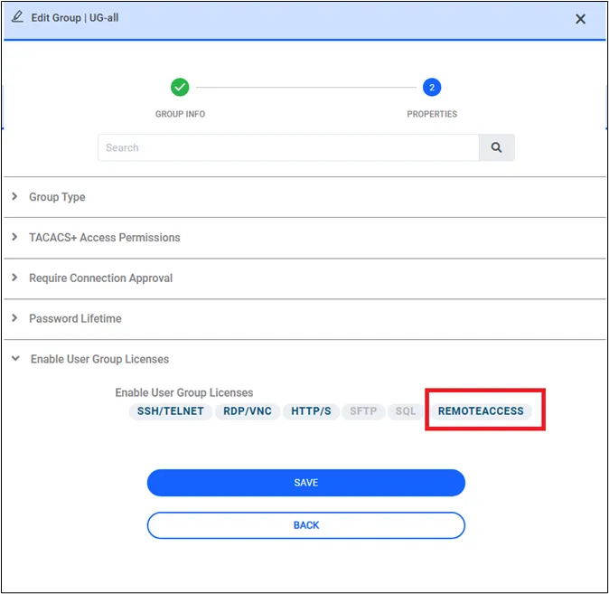 Enable RemoteAccessEnabled Flag on the User Group Enable RemoteAccessEnabled Flag on the User Group