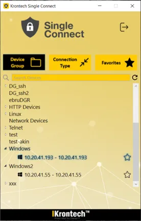 Single Connect Desktop Client for RDP Connection Single Connect Desktop Client for RDP Connection