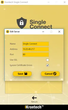 Single Connect Desktop Client Connection Interface Single Connect Desktop Client Connection Interface