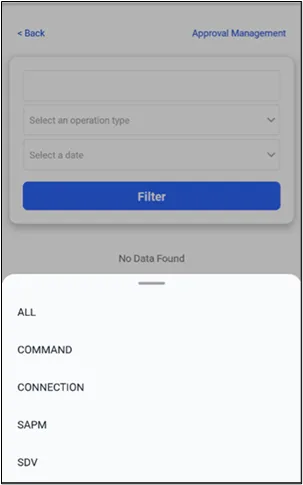 Aprobación mediante Kron PAM Mobile Client