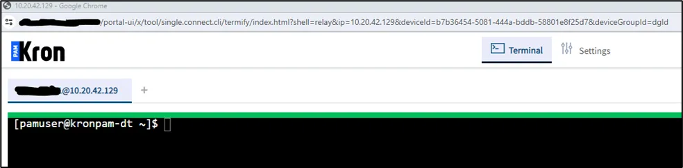 SSH to internal network