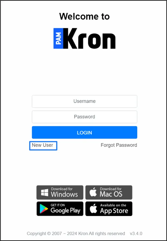 New User Request