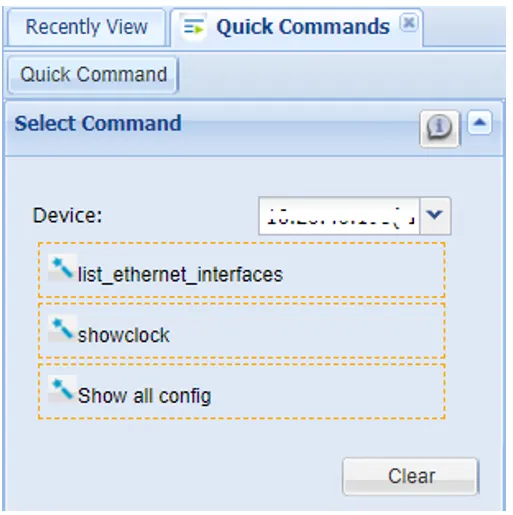 Quick Commands