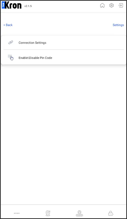 Connection Settings