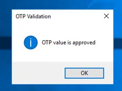 OTP approved OTP approved