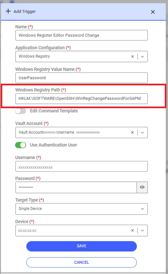 Application Configuration Definition Screen Application Configuration Definition Screen