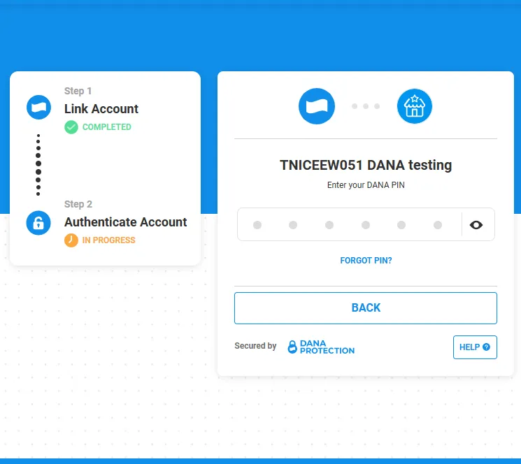 DANA Recurring Access Binding Authentication DANA Recurring Access Binding Authentication