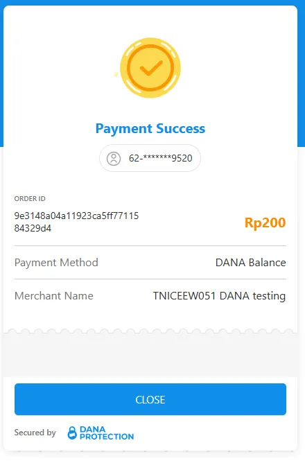 Payment Result with DANA Recurring Issue Payment Result with DANA Recurring Issue