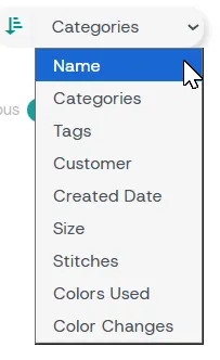 Design Sort Menu Design Sort Menu