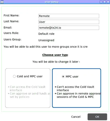 Creating Remote User