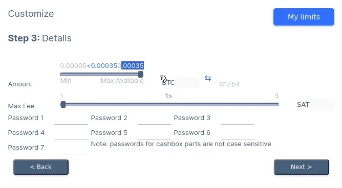A new transaction requiring multiple passwords A new transaction requiring multiple passwords
