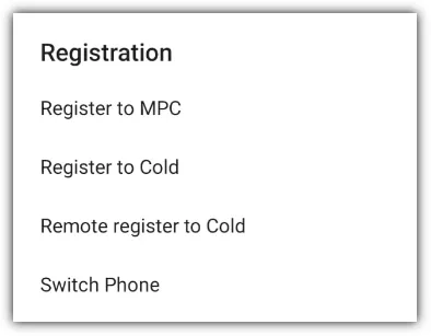 Device registration
