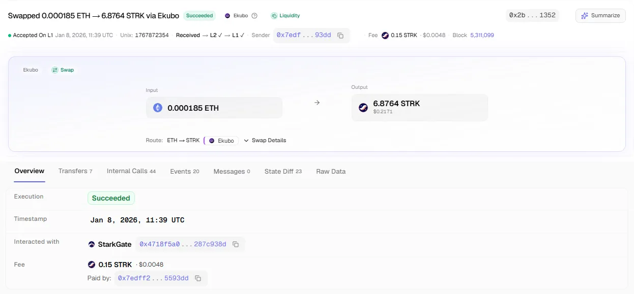 Transaction data logged on the web, displayed on your browser