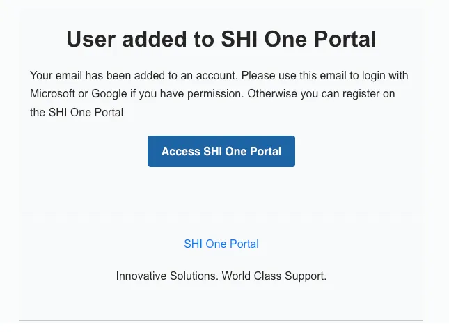New User Welcome Email
