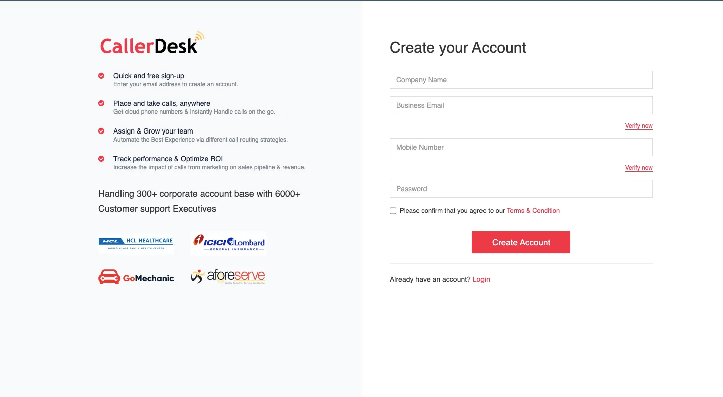 Sign-up Page