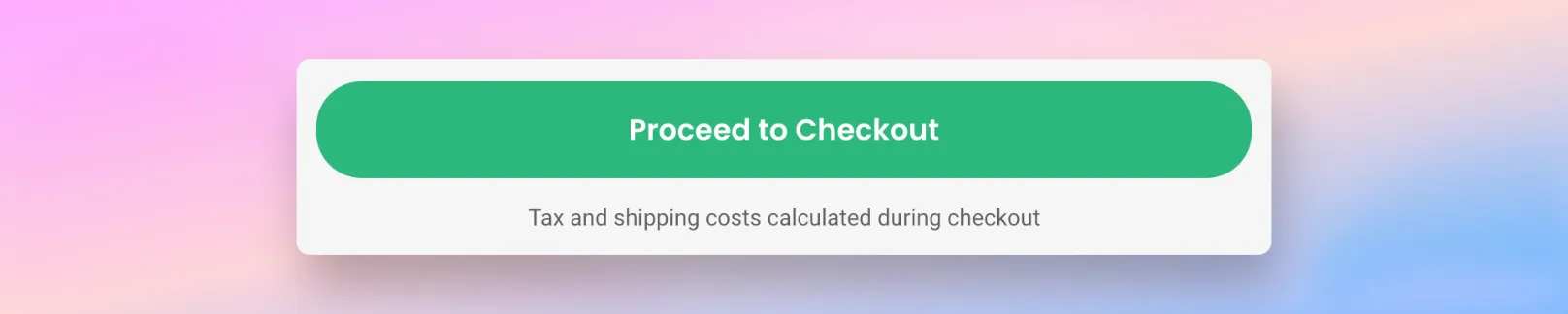 This message is shown on the first step of the checkout This message is shown on the first step of the checkout