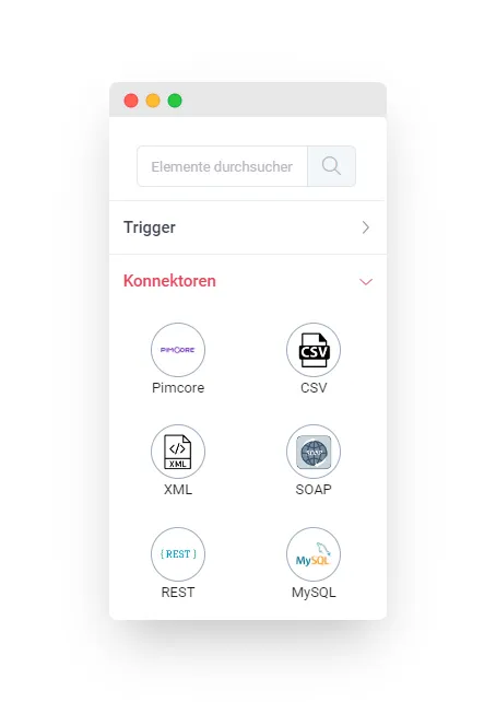 Workflow Komponenten 'Konnektoren'