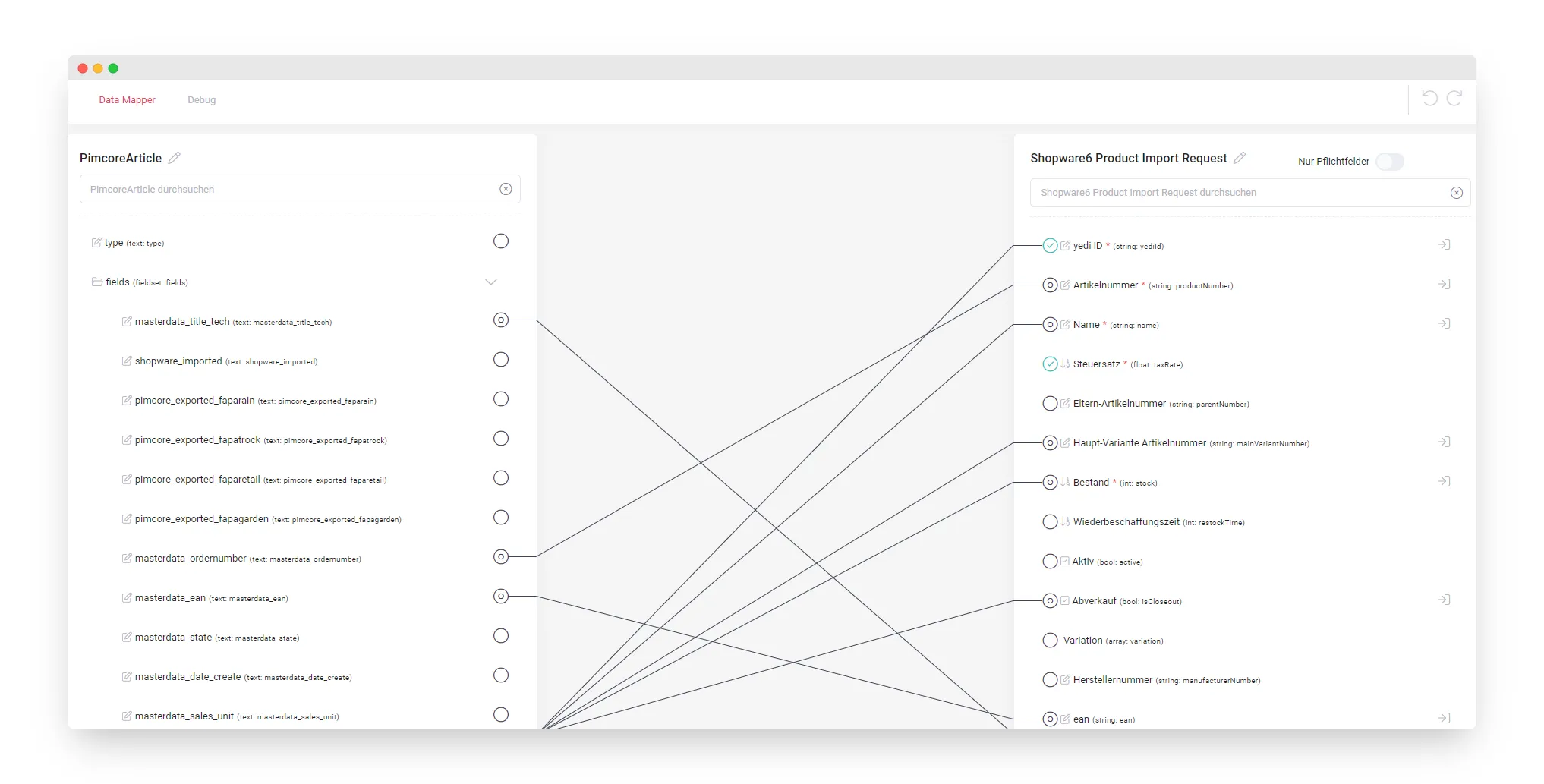 Übersicht Data Mapper