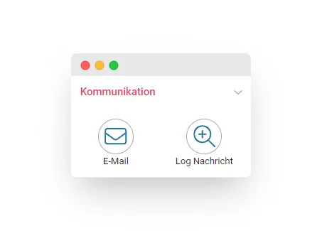 Workflow Komponenten 'Kommunikation'