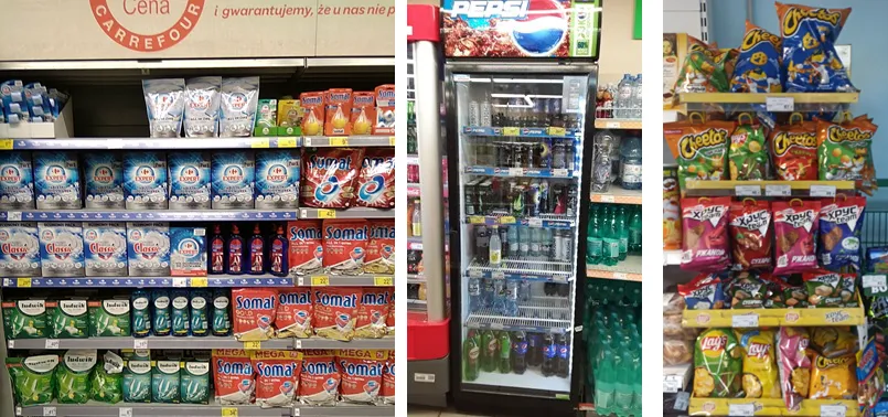 Example good shelf images for initial setup Example good shelf images for initial setup